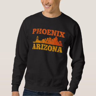 Phoenix Arizona Retro Sunset Skyline 1 Trui
