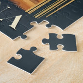 Phoenix Arizona Retro Travel Poster Legpuzzel (Zijkant)