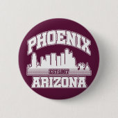 Phoenix, Arizona Ronde Button 5,7 Cm (Voorkant)