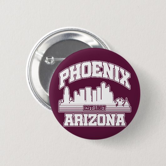 Phoenix, Arizona Ronde Button 5,7 Cm (Voorkant /achterkant)