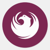 Phoenix, Arizona Ronde Sticker (Voorkant)