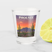 Phoenix Arizona Shot Glas (Voorkant)
