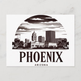 Phoenix Arizona Skyline Briefkaart