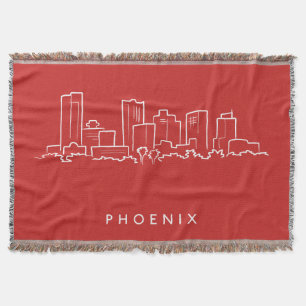 Phoenix Arizona Skyline Deken