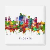Phoenix Arizona Skyline Magneet (Voorkant)