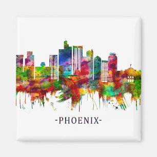 Phoenix Arizona Skyline Magneet
