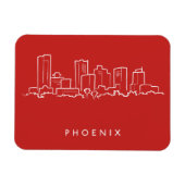 Phoenix Arizona Skyline Magneet (Horizontaal)