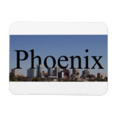 Phoenix Arizona Skyline Magnet met Phoenix in de Magneet (Horizontaal)