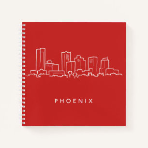 Phoenix Arizona Skyline Notitieboek