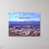 Phoenix Arizona Skyline overdag Canvas Afdruk (Voorkant)