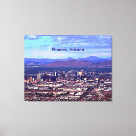 Phoenix Arizona Skyline overdag Canvas Afdruk
