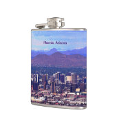Phoenix Arizona Skyline overdag Heupfles (Links)