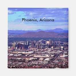 Phoenix Arizona Skyline overdag Magneet