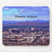 Phoenix Arizona Skyline overdag Muismat (Voorkant)