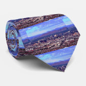 Phoenix Arizona Skyline overdag Stropdas (Opgerold)