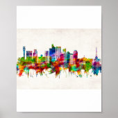 Phoenix Arizona Skyline Poster (Voorkant)