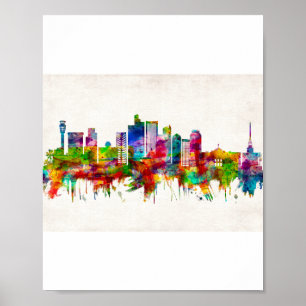 Phoenix Arizona Skyline Poster