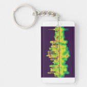 Phoenix Arizona Skyline Sleutelhanger (Voorkant)