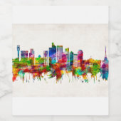 Phoenix Arizona Skyline Wijn Etiket (Enkel label)