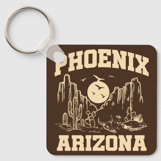 Phoenix, Arizona Sleutelhanger (Voorkant)