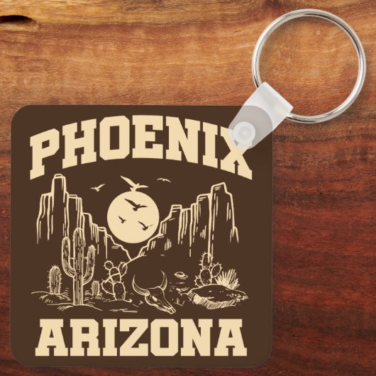 Phoenix, Arizona Sleutelhanger (Achterkant)