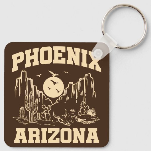 Phoenix, Arizona Sleutelhanger (Achterkant)