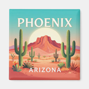 Phoenix Arizona Sonorawoestijn Landmark ☀ Magneet