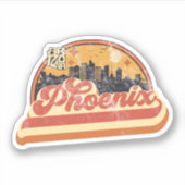 Phoenix, Arizona Sticker (Voorkant)