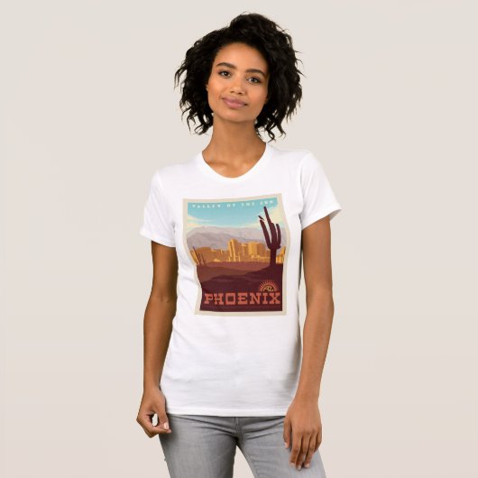 Phoenix, Arizona T-shirt (Voorkant volledig)