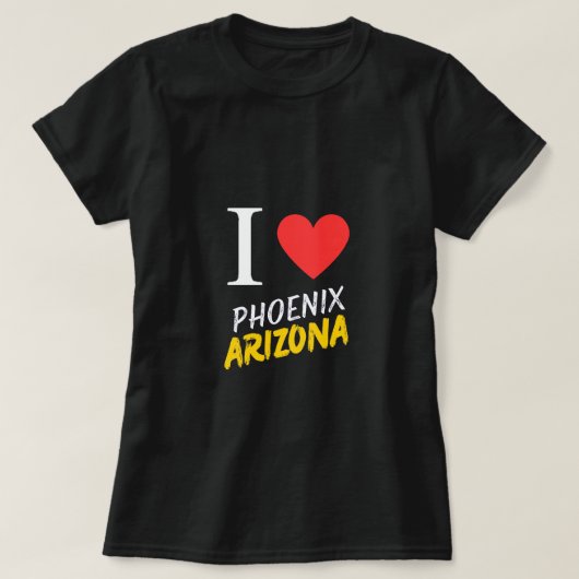 Phoenix Arizona T-shirt voor dames (Design voorkant)