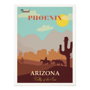 Phoenix Arizona Travel Poster
