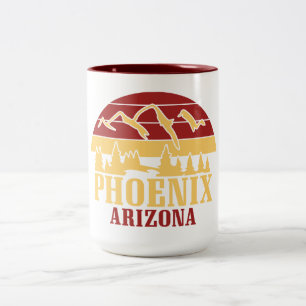 Phoenix Arizona Tweekleurige Koffiemok