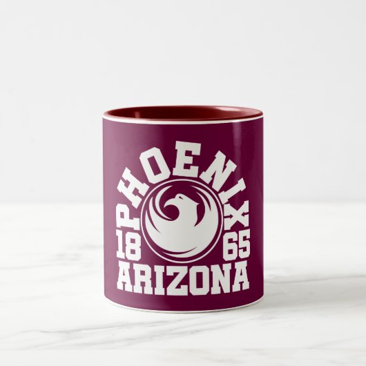 Phoenix, Arizona Tweekleurige Koffiemok (Center)