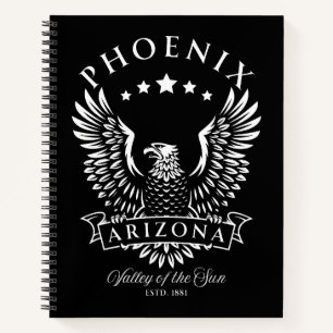 Phoenix Arizona Valley of the Sun Vintage Eagle Notitieboek