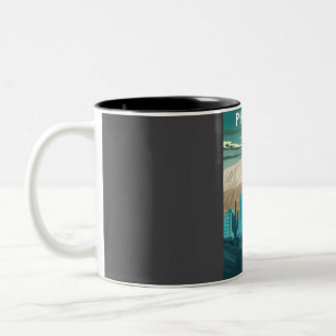 Phoenix Arizona Verenigde Staten Minimal Retr Tweekleurige Koffiemok