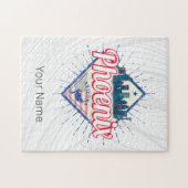 Phoenix Arizona Verenigde Staten Skyline  Verenigd Legpuzzel (Horizontaal)