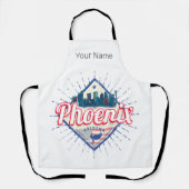 Phoenix Arizona Verenigde Staten Skyline Verenigd Schort (Voorkant)