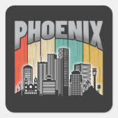 Phoenix Arizona Vierkante Sticker (Voorkant)