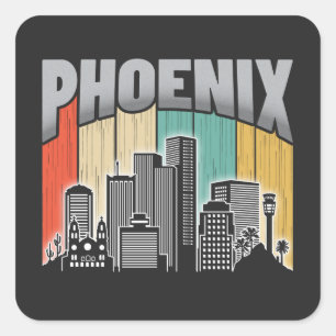 Phoenix Arizona Vierkante Sticker