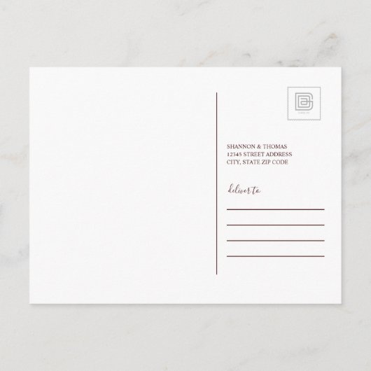 Phoenix, Arizona | We hebben ons verplaatst Uitnodiging Briefkaart (Achterkant)