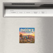 Phoenix Arizona Woestijn Reis Souvenir Magneet (Insitu (Vaatwasser))