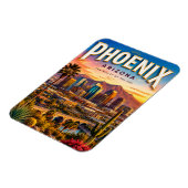 Phoenix Arizona Woestijn Skyline Schilderachtig Magneet (Linkerzijde)