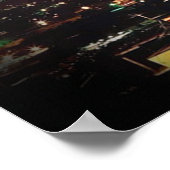 Phoenix, AZ bij zonsondergang Poster (Hoek)