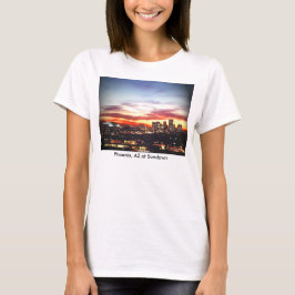 Phoenix, AZ bij zonsondergang T-shirt