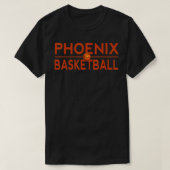 Phoenix AZ Fans Basketball PHX Valley of the Sun T-shirt (Design voorkant)