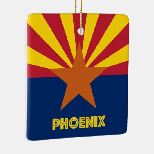 Phoenix AZ Flag Keramisch Ornament (Rechts)