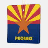 Phoenix AZ Flag Keramisch Ornament (Links)