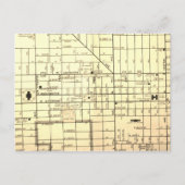 Phoenix, AZ Map Briefkaart (Voorkant)