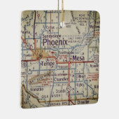 Phoenix AZ  Map Keramisch Ornament (Rechts)