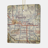 Phoenix AZ  Map Keramisch Ornament (Links)